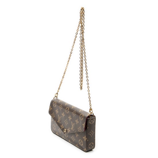 Louis Vuitton Felicie Pochette en marrón Lienzo recubierto - Image 2