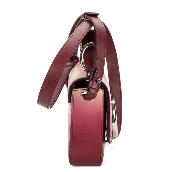 Chloé C Flap Crossbody en Borgoña Cuero de ternero - Image 4