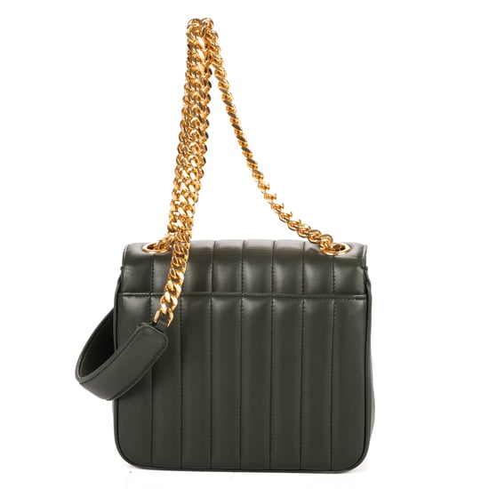 Yves Saint Laurent Small Vicky Chain Flap Crossbody Small en  verde oscuro Cuero de ternero - Image 5