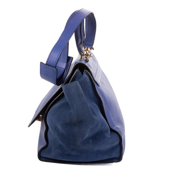 Celine Medium Trapeze Medium en Blue Cuero de ternero - Image 3