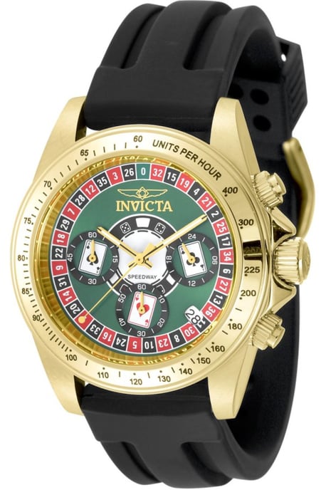 Invicta Speedway 50873 Reloj de Hombre - Movimiento de Cuarzo - Acero Inoxidable con Esfera Verde - 39 mm - Image 1