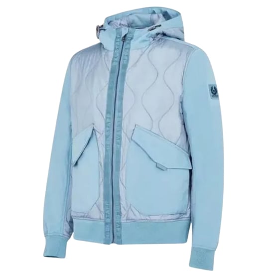 Chaqueta Con Capucha Belstaff Limiter Artic Blue - Image 3