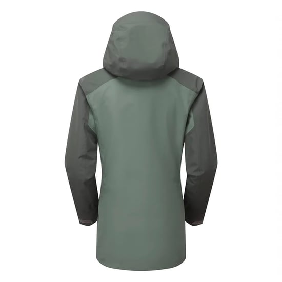 Chaqueta de senderismo con capucha impermeable para dama GORE-TEX, chaqueta de lluvia con bolsillos - Image 2