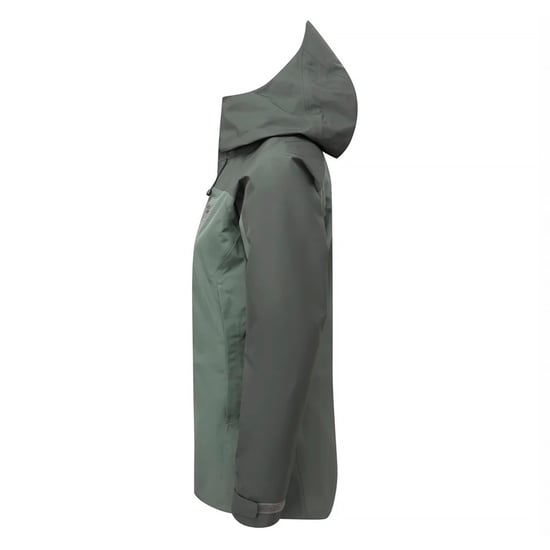 Chaqueta de senderismo con capucha impermeable para dama GORE-TEX, chaqueta de lluvia con bolsillos - Image 3