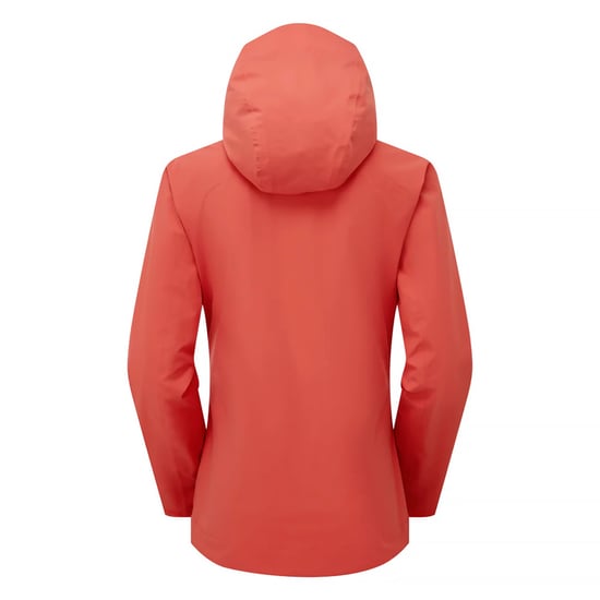 Chaqueta impermeable ligera con capucha para mujer, con cremallera, para senderismo. - Image 2