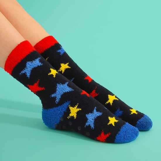 Paquete de 4 Calcetines de Pantuflas para Niños, Cálidos, Acogedores, Antideslizantes, Suaves y Cómodos - Image 5