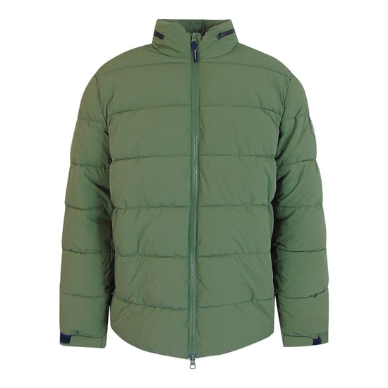 Chaqueta Acolchada De Cuello Alto Aquascutum Active Sp, Color Verde Militar - Image 1