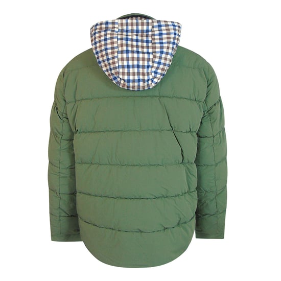 Chaqueta Acolchada De Cuello Alto Aquascutum Active Sp, Color Verde Militar - Image 3