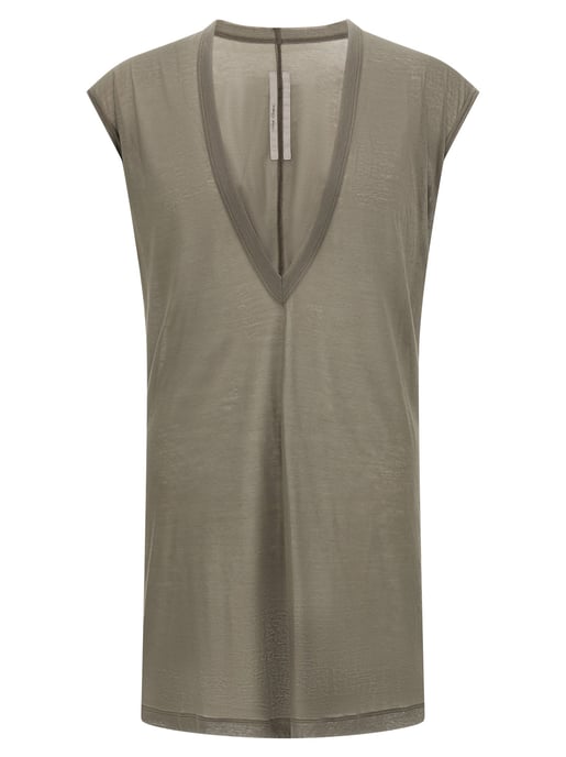 Camiseta de algodón gris Rick Owens - Image 1