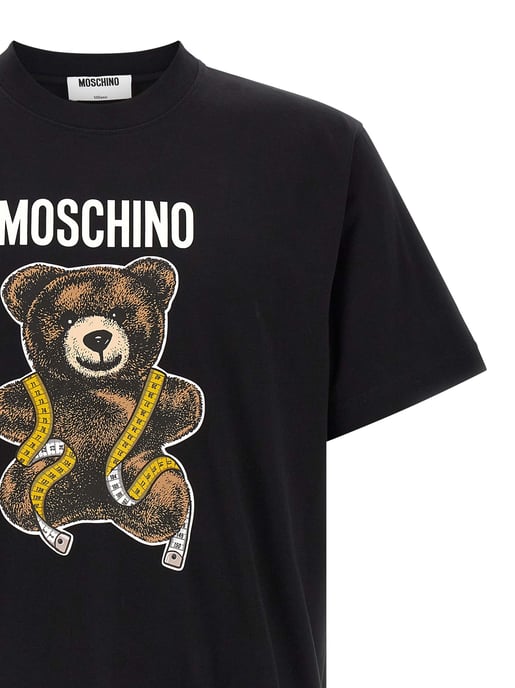 Camiseta de Algodón Negra Moschino - Image 3