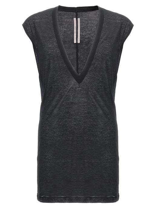 Camiseta de algodón negra Rick Owens - Image 1