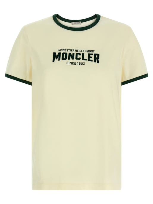 Camiseta de algodón beige Moncler - Image 1