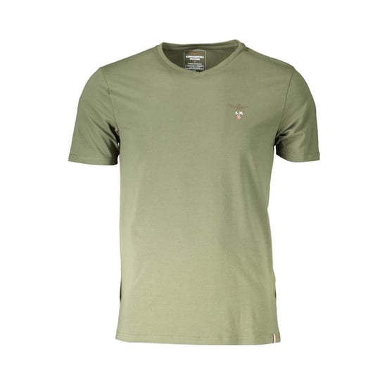 Camiseta de algodón verde para hombre Aeronautica Militare - Image 1