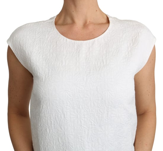 Dolce Gabbana Top Bordado de Mangas Cortas - Image 3