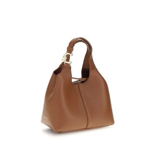 Bolso de mano Coccinelle de piel de ternera marrón Bos Taurus - Image 2