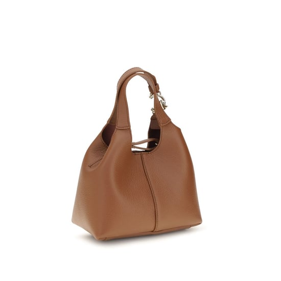 Bolso de mano Coccinelle de piel de ternera marrón Bos Taurus - Image 3