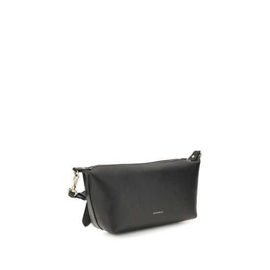 Bolso de hombro Coccinelle de piel de ternera negra Bos Taurus - Image 3