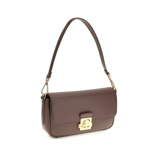 Bolso de Hombro Bos Taurus de Cuero de Ternera Marrón Coccinelle - Image 2