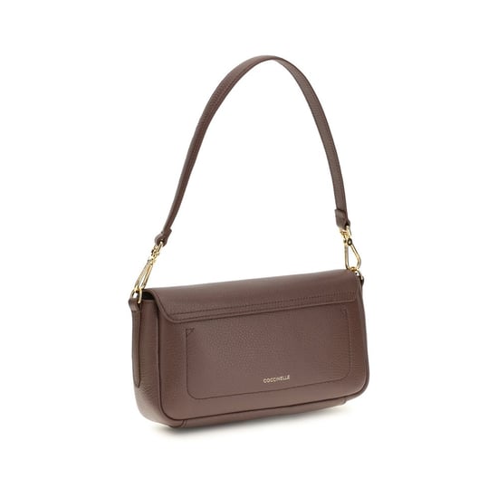 Bolso de Hombro Bos Taurus de Cuero de Ternera Marrón Coccinelle - Image 3