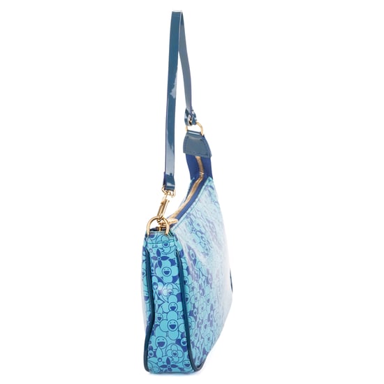 Louis Vuitton Ltd.Ed. Takashi Murakami Cosmic Blossom Pochette en Blue Cuero de ternero - Image 4