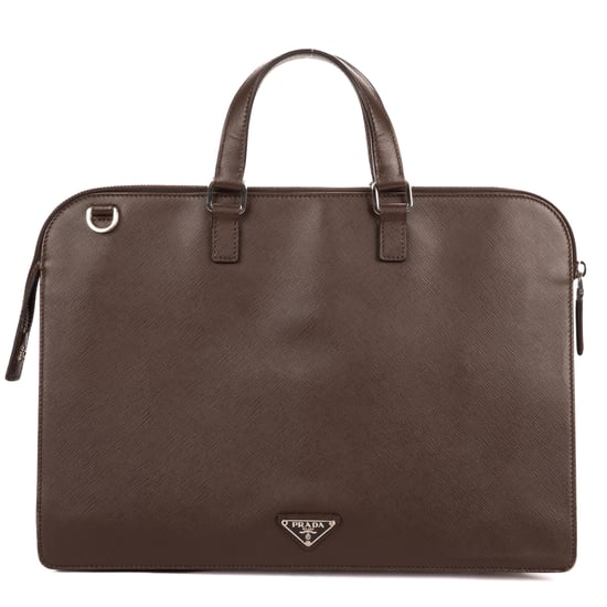 Prada Briefcase en Brown Cuero de ternero - Image 1