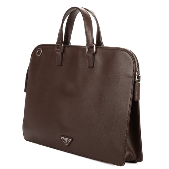 Prada Briefcase en Brown Cuero de ternero - Image 2