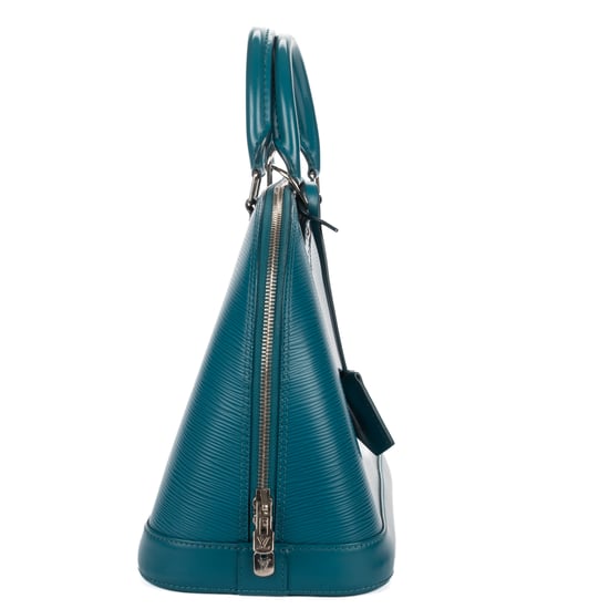 Louis Vuitton Alma PM en turquesa Cuero de ternero - Image 4