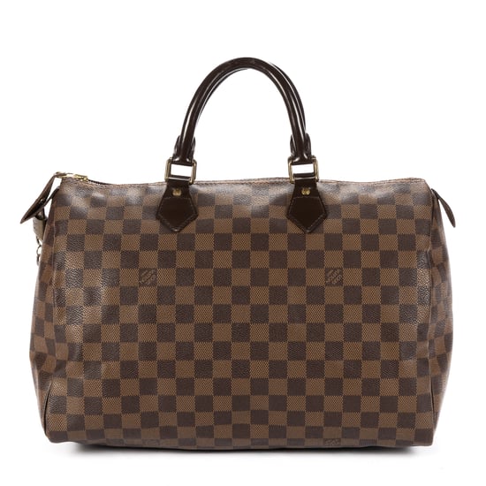 Louis Vuitton Speedy 35 en marrón Lienzo recubierto - Image 5