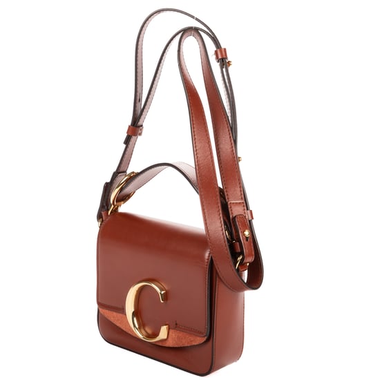 Chloé Mini C Bag Mini en  Brown Cuero de ternero - Image 2