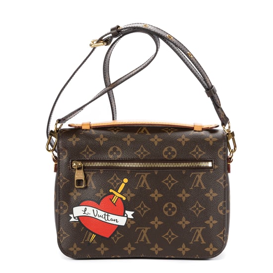 Louis Vuitton Ltd.Ed.Patches Pochette Metis MM en marrón Lienzo recubierto - Image 5