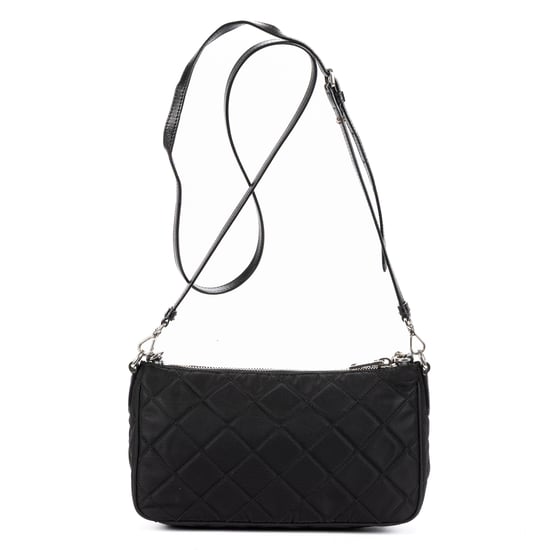 Prada Chain Crossbody  en  negro Lienzo - Image 5