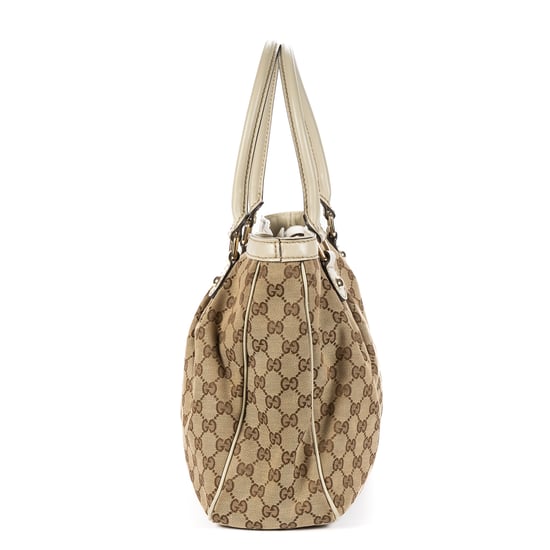 Gucci Small Sukey Tote Small en  beige Lienzo - Image 3