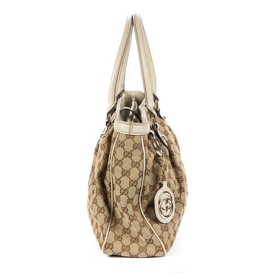 Gucci Small Sukey Tote Small en  beige Lienzo - Image 4
