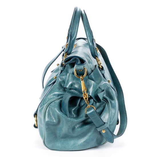 Miu Miu Lux Bow Bag en azul claro Cuero de ternero - Image 3