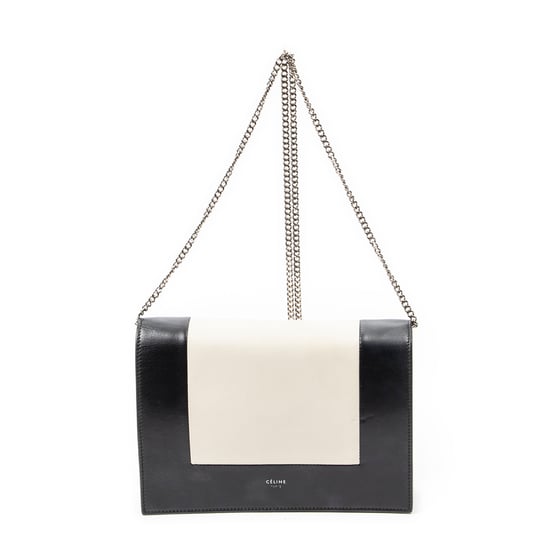 Celine Frame Evening Chain Clutch en negro Cuero de ternero - Image 1