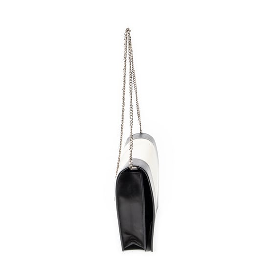 Celine Frame Evening Chain Clutch en negro Cuero de ternero - Image 4