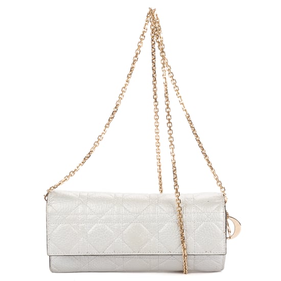 Dior Miss Dior Wallet on Chain en gris Cuero de becerro - Image 1
