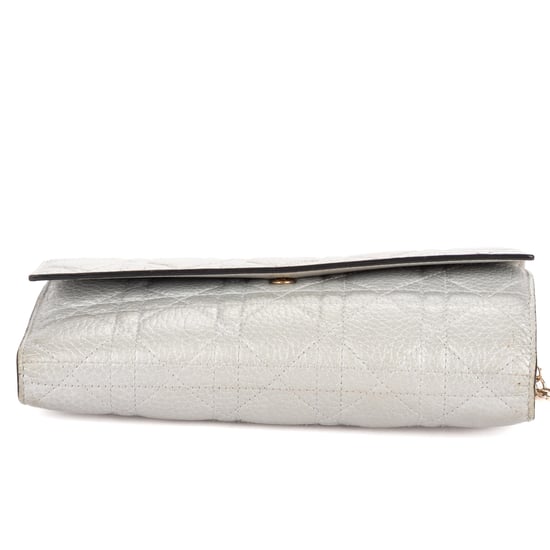 Dior Miss Dior Wallet on Chain en gris Cuero de becerro - Image 6
