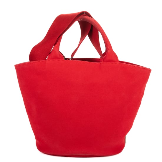 Prada Cabas Tote en rojo Lienzo - Image 5