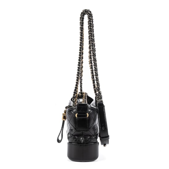 Chanel Gabrielle Hobo Bag en negro Cuero de ternero - Image 3
