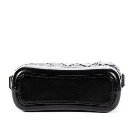 Chanel Gabrielle Hobo Bag en negro Cuero de ternero - Image 6