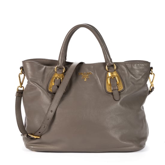 Prada Soft Tote en gris Cuero de ternero - Image 1
