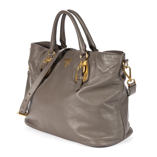Prada Soft Tote en gris Cuero de ternero - Image 2