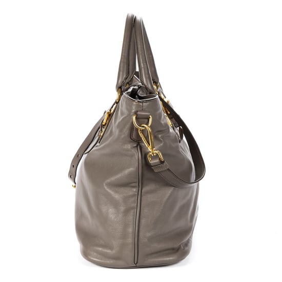 Prada Soft Tote en gris Cuero de ternero - Image 3