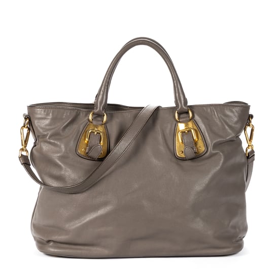 Prada Soft Tote en gris Cuero de ternero - Image 5