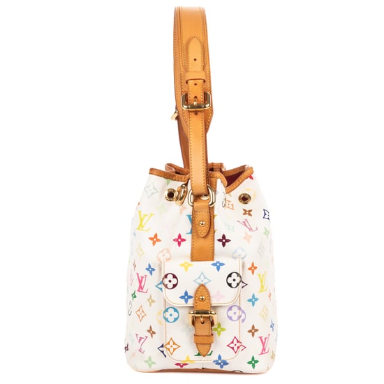 Louis Vuitton Noe  en  blanco Lienzo recubierto - Image 3