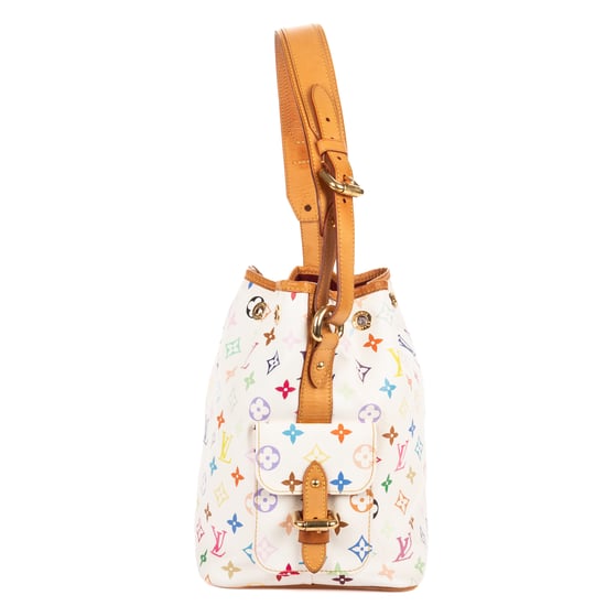 Louis Vuitton Noe  en  blanco Lienzo recubierto - Image 4