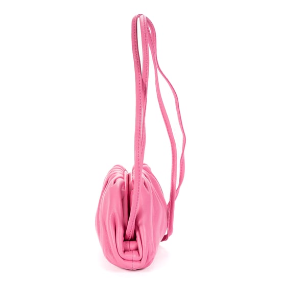 Bottega Veneta Mini Pouch Crossbody en rosa Cuero de ternero - Image 4