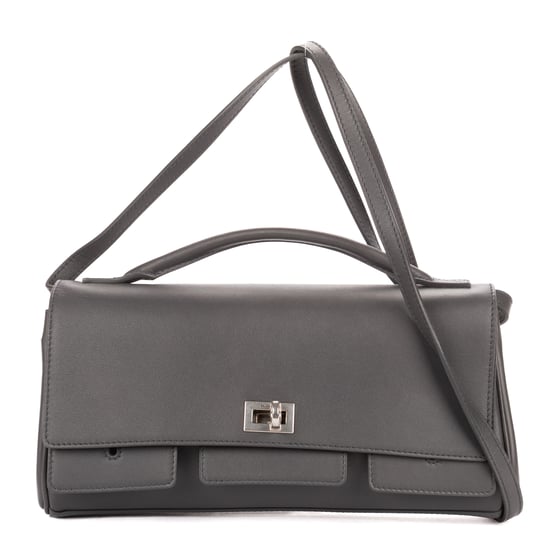 Balenciaga Small Bel Air Clutch Small en gris Cuero de ternero - Image 1