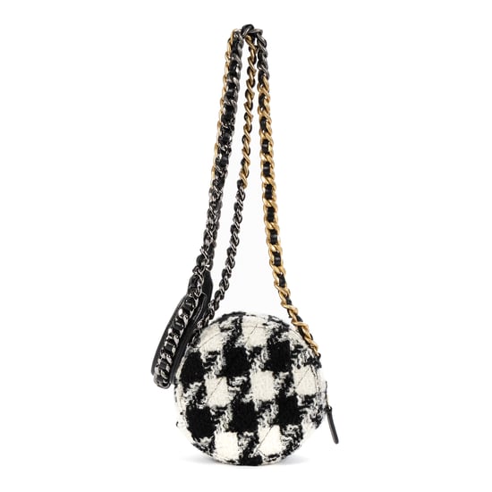 Chanel 19 Round Clutch Chain Crossbody en negro Lienzo - Image 5